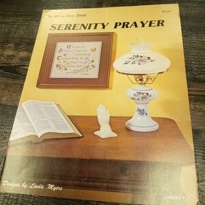 Serenity Prayer Cross Stitch Pattern Booklet by Linda Myers